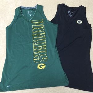 Green Bay packers dri-fit tanks