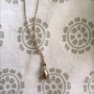 Tiffanys silver teardrop necklace