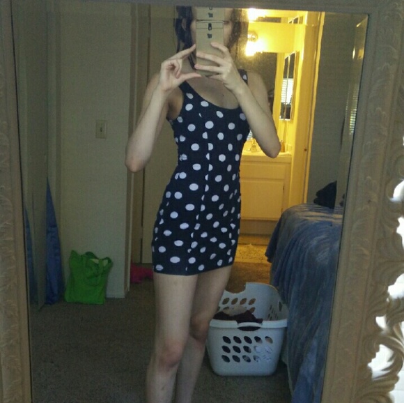 Black Polka Dot Dress