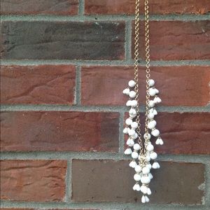 white beaded necklace
