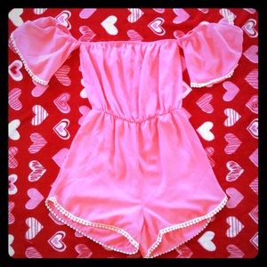 🍉HOT PINK ROMPER SHORTS🍉