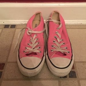Pink Lo Top Converse