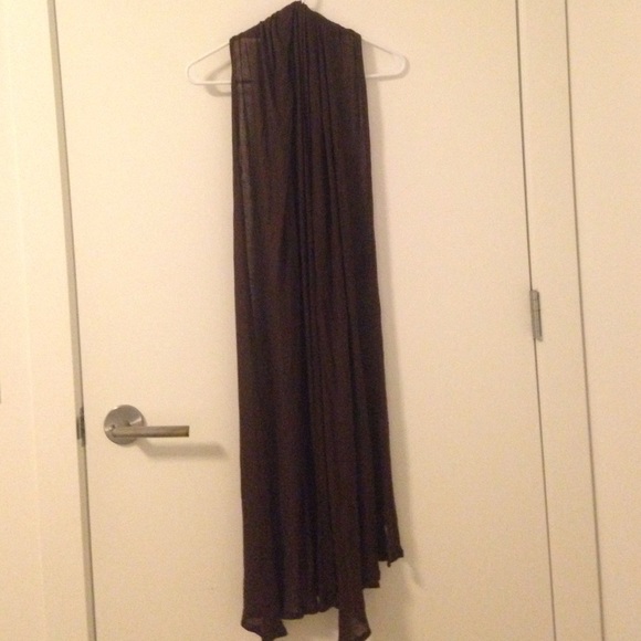 Dark Brown Light Weight Scarf