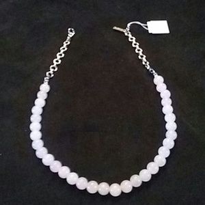 Light Pink glass beads Infinite me necklace