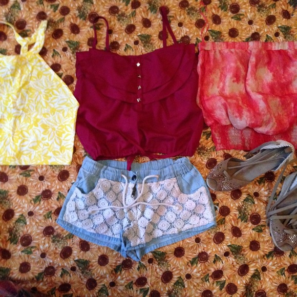 Shorts & shirts!