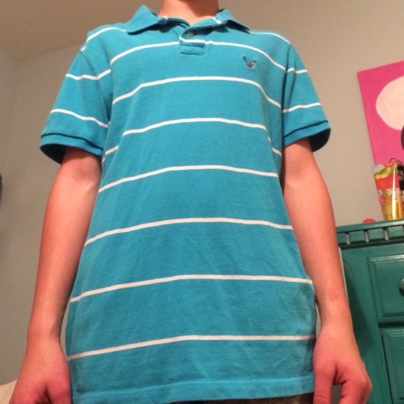 Striped American eagle shirt