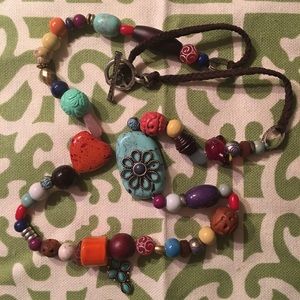 Lucky Brand Chunky Bead Necklace