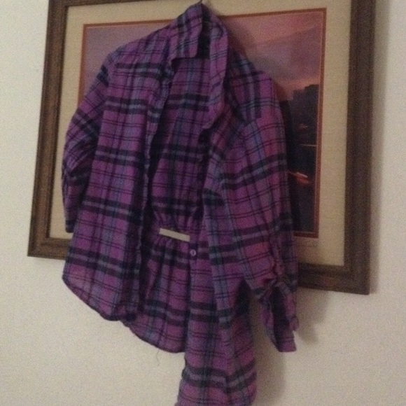 Purple plaid