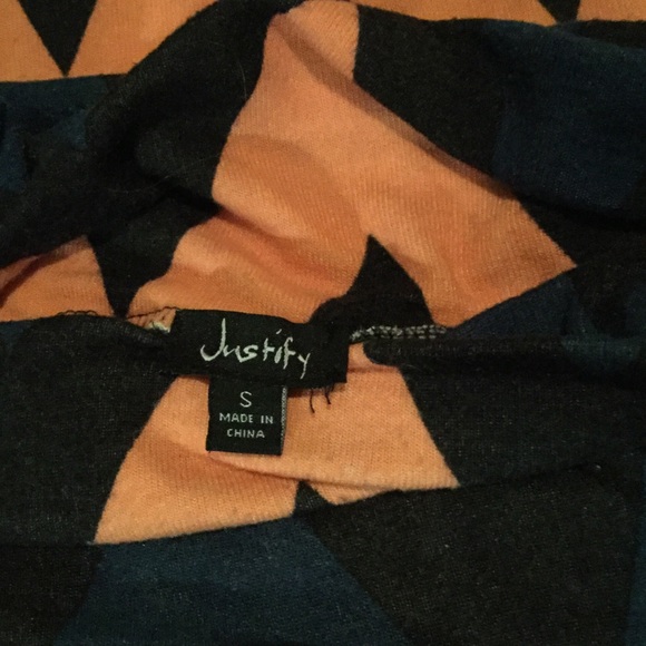 *Sale* Justify Trendy Chevron Print Maxi Skirt. S - Picture 3 of 4