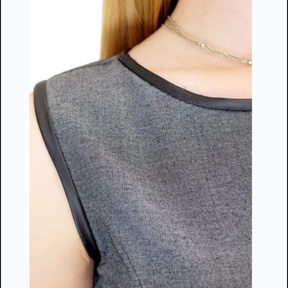 NWT Heather and Leather Dress - Picture 3 of 3