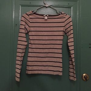 Stripped long sleeve tee