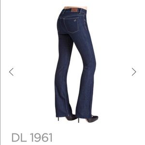 DL1961 Jennifer high rise boot cut in twilight