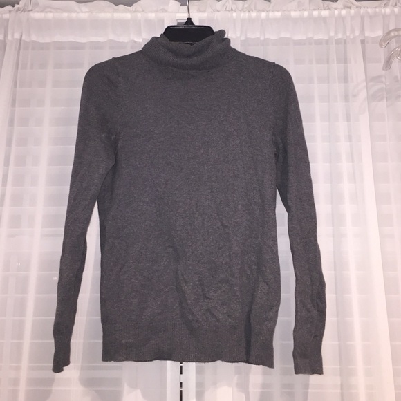 Grey turtle neck sweater