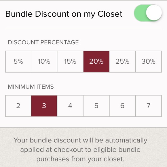 New bundle discount! - Picture 1 of 1