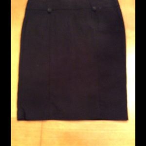 Black pencil skirt
