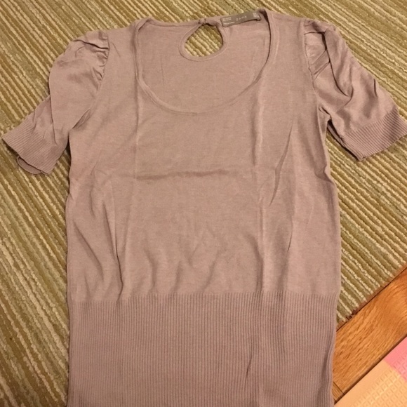 Zara Pink sweater with keyhole at back