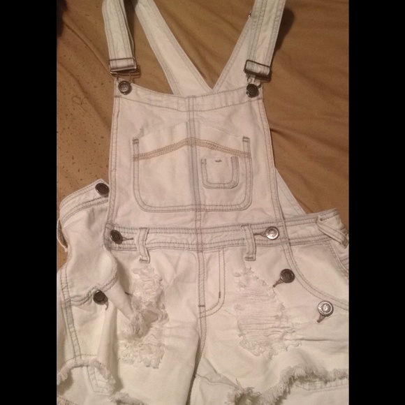 Denim overalls