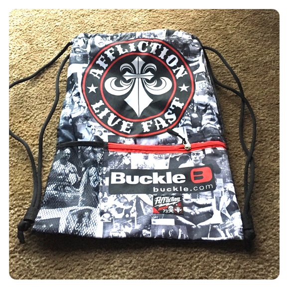 Affliction/buckle light back pack