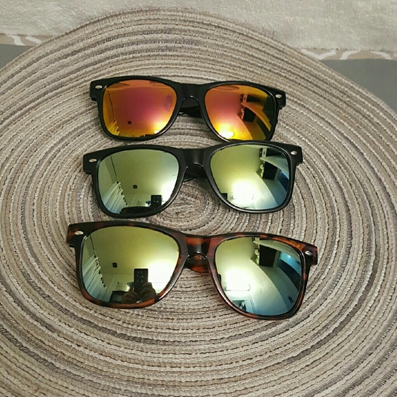 Unisex Mirror Lens Sunglasses - Picture 3 of 3