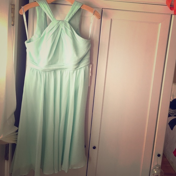David's Bridal Chiffon Dress