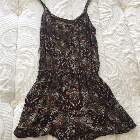Printed Romper