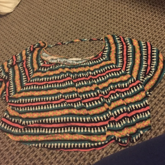Colorful crop top
