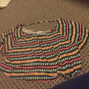 Colorful crop top