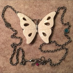 Lucky Brand Butterfly Necklace