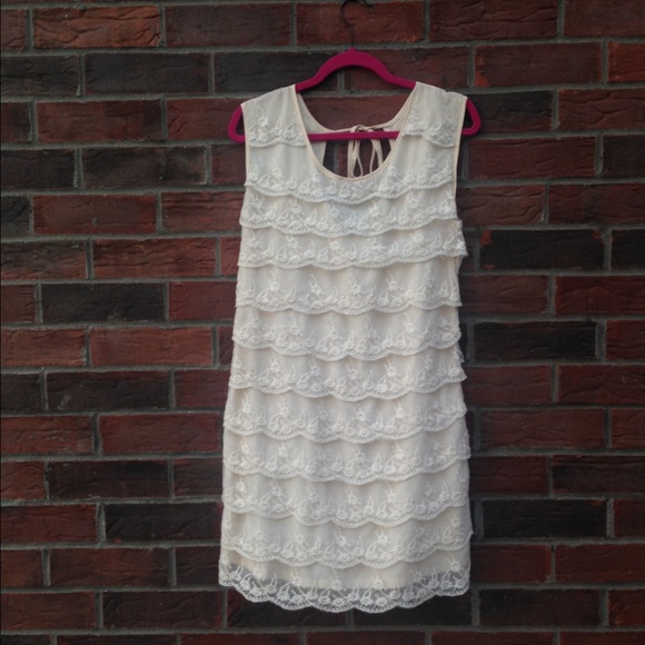 Cream dress!