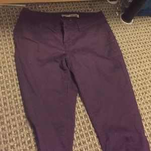 Purple jeans