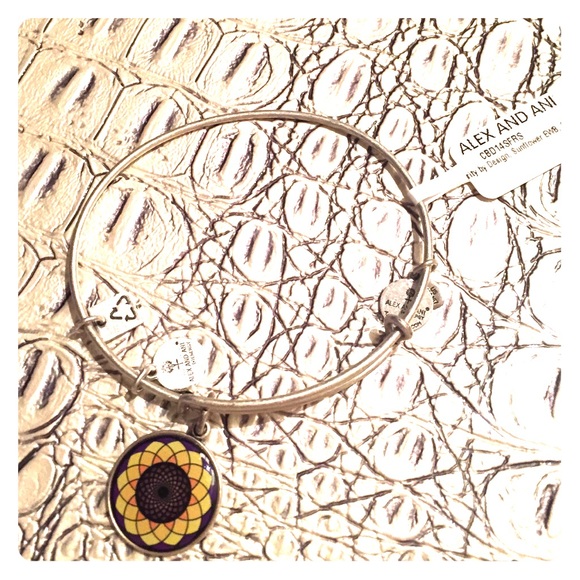 Alex and Ani Sunflower Bracelet