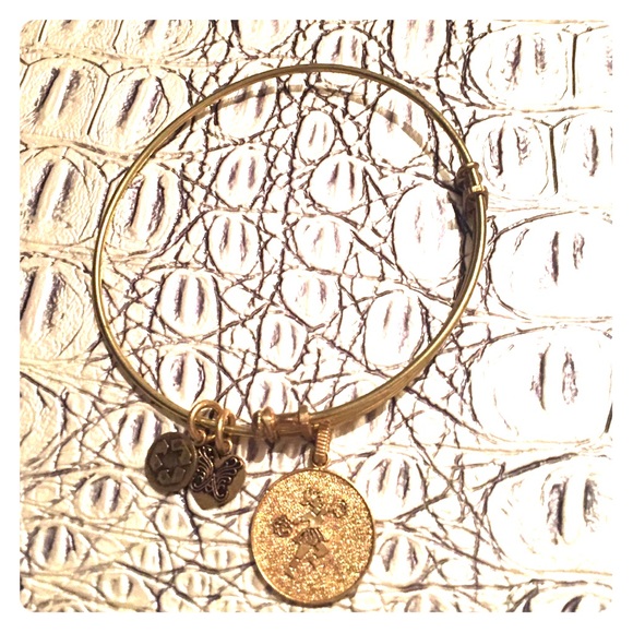 Angelica Cheerleader Gold Bracelet.