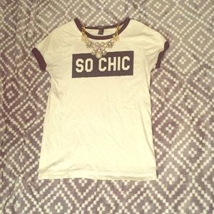So chic tee shirt