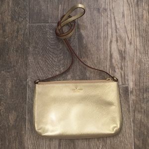 Kate Spade Gold Crossbody
