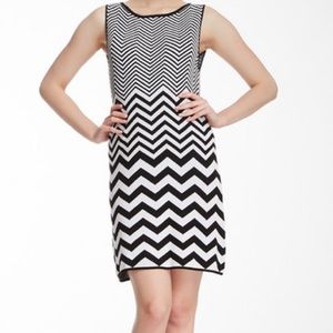 Alice + Olivia Vix Chevron Dress