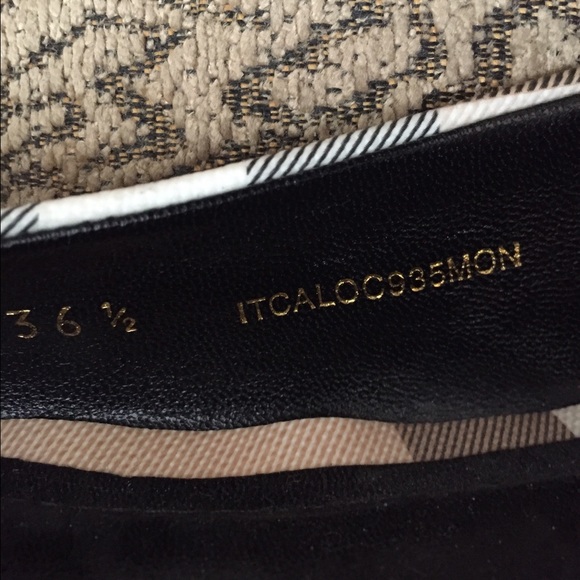 Burberry Nova Check plaid ballerina flat shoes - Picture 3 of 4