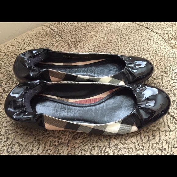 Burberry Nova Check plaid ballerina flat shoes - Picture 4 of 4