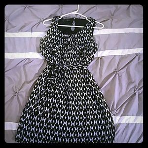 Black and White Maurices Dress