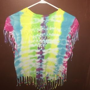 Homemade festival tie dye shirt!