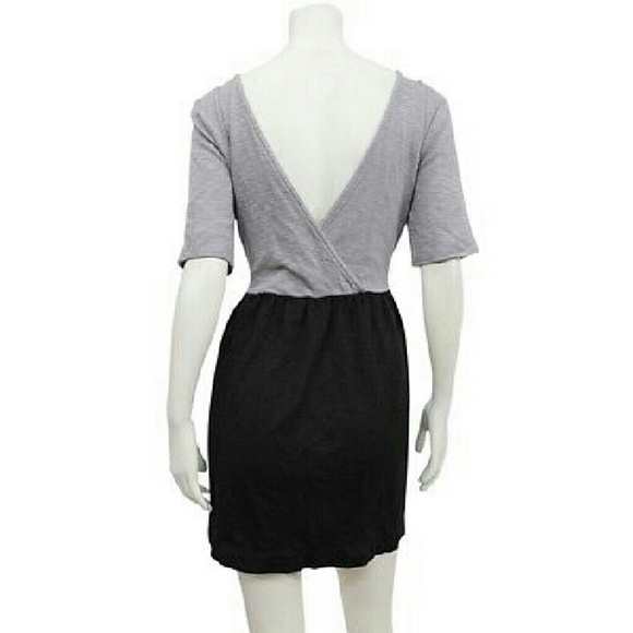 FP Beach Free People gray black colorblock Sz S - Picture 3 of 4