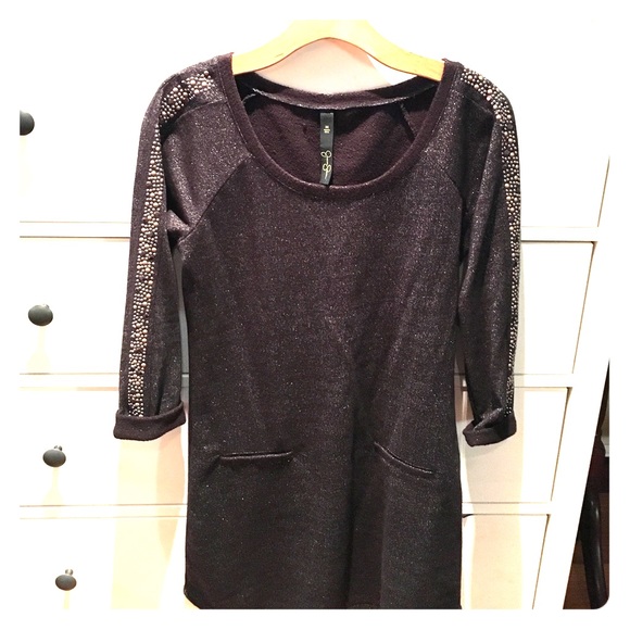 Jessica Simpson embellished sweater dress