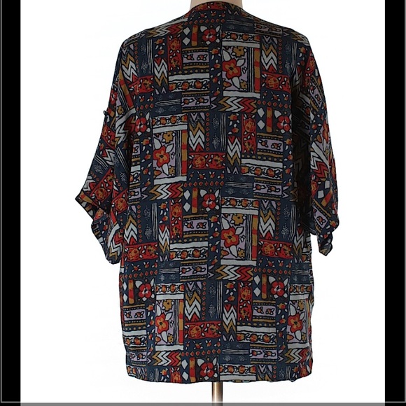 Anthro silk boho top by Porridge - Picture 3 of 4