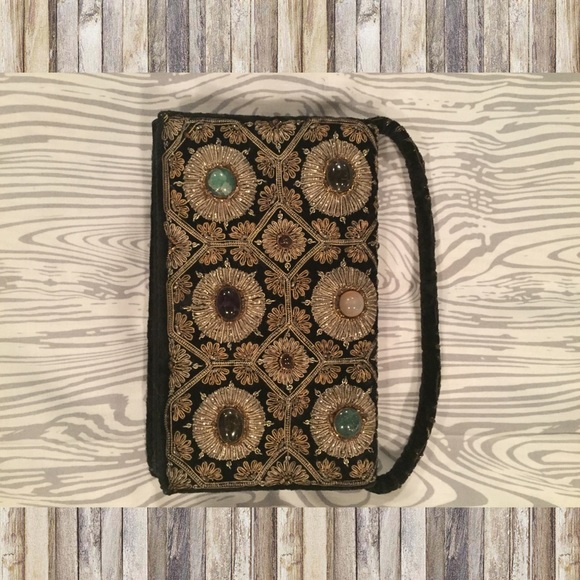 Beautiful Vintage Beaded Clutch