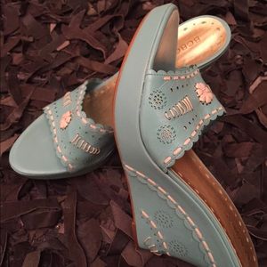 BCBG Girl super cute wedge sandals.