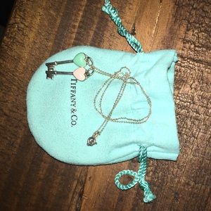 Tiffany & Co "Heart Key Charm" x2