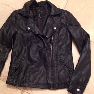Forever 21 motor jacket leather