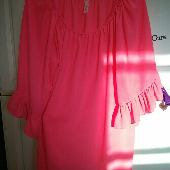 Yahada Tops - Hot pink boutique top