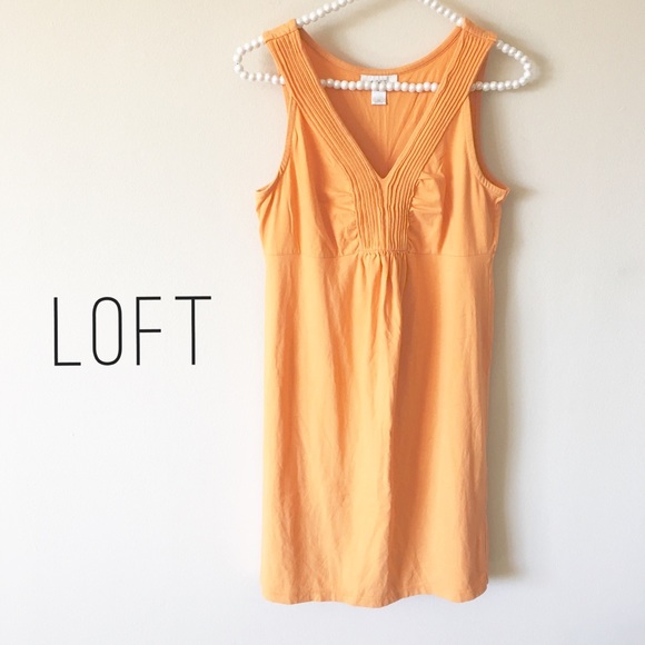 LOFT Spring Orange Dress