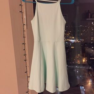 Mint open back Dress