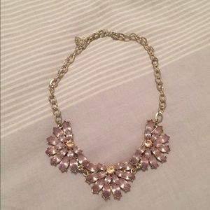 Lavender and gold necklace